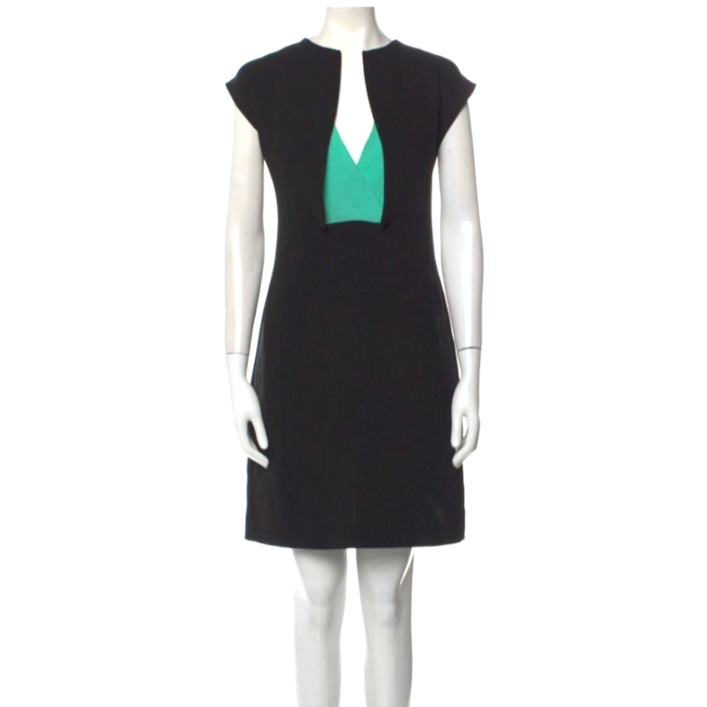 Jil Sander Navy Sheath Dress Black